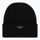 Pánská zimní čepice Czapka Aeronautica Militare 262CU0099UL00949 jet black