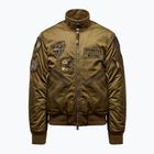 Pánská bunda Kurtka Aeronautica Militare 262AB3077UCT04361 Bomber fern green