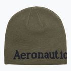 Pánská zimní čepice Czapka Aeronautica Militare 262CU0093UL00450 Tea Leaf