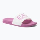 Pantofle EA7 Emporio Armani Water Sports Visibility cyclamen/white