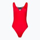 Dámské jednodílné plavky EA7 Emporio Armani Water Sports BW Tape rosso