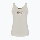 Dámské tílko tank top  EA7 Emporio Armani Train Shiny pristine/logo brown