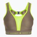 Podprsenka Shock Absorber Ultimate Run Bra Padded grey/lemon