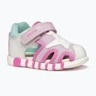Dětské sandály Geox Iupidoo white/fuchsia
