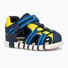 Dětské sandály Geox Iupidoo navy/fluo yellow