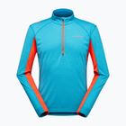 Pánská mikina  La Sportiva Swift Longsleeve tropic blue/ cherry tomato