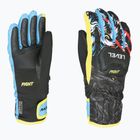 Dětské lyžařské rukavice Level Race Jr black/yellow