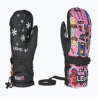 Dětské snowboardové rukavice Level Junior Mitt hot pink