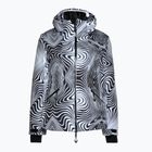 Dámská lyžařská bunda EA7 Emporio Armani Ski Kitzbuhel Softshell fancy zebra