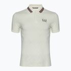 Pánské tričko  EA7 Emporio Armani Golf Pro Polo Check silver birch