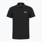 Pánské polo tričko  EA7 Emporio Armani Core Identity Piqué black