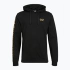 Pánská mikina Emporio Armani EA7 Train Logo Series Extended Logo Hoodie black / gold