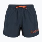Pánské plavecké šortky EA7 Emporio Armani Extended Logo Boxer armani blue/tangerine tango