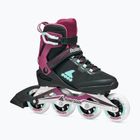 Dámské kolečkové brusle Rollerblade Macroblade 84 W black/burgundy/ocean green