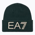 Zimní čepice EA7 Emporio Armani Mountain Logo Series Big Beanie silver pine