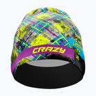 Běžecká čepice Crazy Spire print yellow scottish