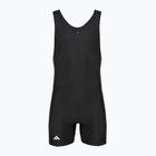 Pánský zápasnický dres Adidas 3 Stripe Singlet black/white