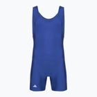 Pánský zápasnický dres Adidas 3 Stripe Singlet royal/white