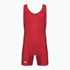 Pánský zápasnický dres Adidas 3 Stripe Singlet red/white