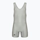 Pánský zápasnický dres Adidas 3 Stripe Singlet grey/black