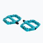 Cyklistické pedály RACE FACE Chester Large turquoise