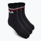 Ponožky Fila Unisex Quarter 3 Pack black