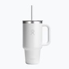 Termohrnek Hydro Flask Travel Tumbler Clear Lid white
