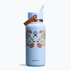 Termo láhev Hydro Flask Wide Mouth with Flex Straw Cap 946 ml western light blue