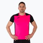 Pánské běžecké tričko Joma Record II fluor pink/black