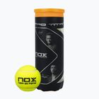 Míče na padel NOX Pro Titanium 3 pcs yellow