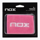 Zápěstní potítka NOX Wristband with Logo 2 szt. pink/white