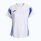 Dámské tenisové tričko Joma Montreal white/sky blue