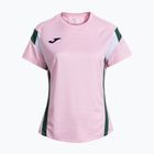Dámské tenisové tričko Joma Montreal pink/green