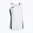 Dámské tenisové tričko Joma Montreal white/green