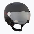 Lyžařská helma  Bollé Might Visor titanium red matte/brown gun