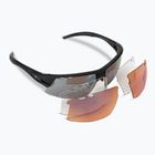 Cyklistické brýle Tifosi Crit Fototec matte black/smoke/ac red/clear