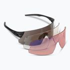 Cyklistické brýle Tifosi Rail Xc Clarion blackout/smoke/ac red/clear