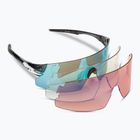 Cyklistické brýle Tifosi Rail Xc Clarion crystal smoke/clarion blue/ac red/clear