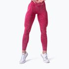 Dámské tréninkové legíny NEBBIA Washed High Waisted Legacy red
