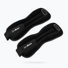 Závaží na zápěstí a kotníky GymBeam 2 x 2 kg black