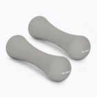 Činky GymBeam Neoprene Dumbbells 2 x 1 kg light grey