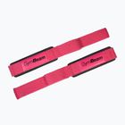 Vzpěračské popruhy GymBeam X-Grip pink