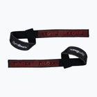 Zvedací popruhy GymBeam X-Grip black/red