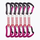 Lezecké expresky Ocun Raven QD Zoom PA 12cm 6 ks  pink