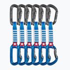 Lezecké expresky Ocun Hawk QD Zoom PA 12 cm 6 ks blue