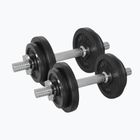 Činkový set nakládací Tunturi Dumbbellset 2x10 kg black