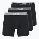 Pánské boxerky Nike Everyday Cotton Stretch 3 páry bi/iron grey/clear grey high shine textured wb