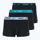 Pánské boxerky Nike Everyday Cotton Stretch Trunk 3 páry black/iron gry/cool grey high shine textured wb