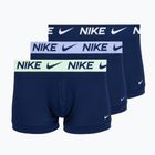 Pánské boxerky Nike Dri-Fit Essential Micro Trunk 3 pairs navy