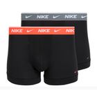 Pánské boxerky Nike Cotton Stretch Trunk 2 pairs onyx
